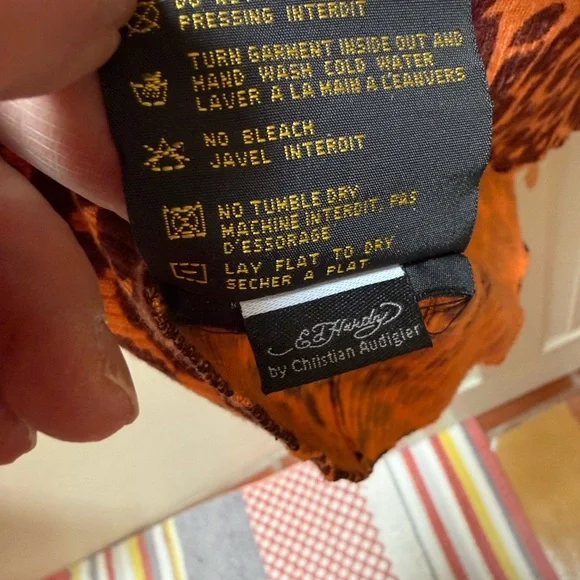 Vintage EdHARDY Black Embroidered Boots (2000) - Picture 5 of 9